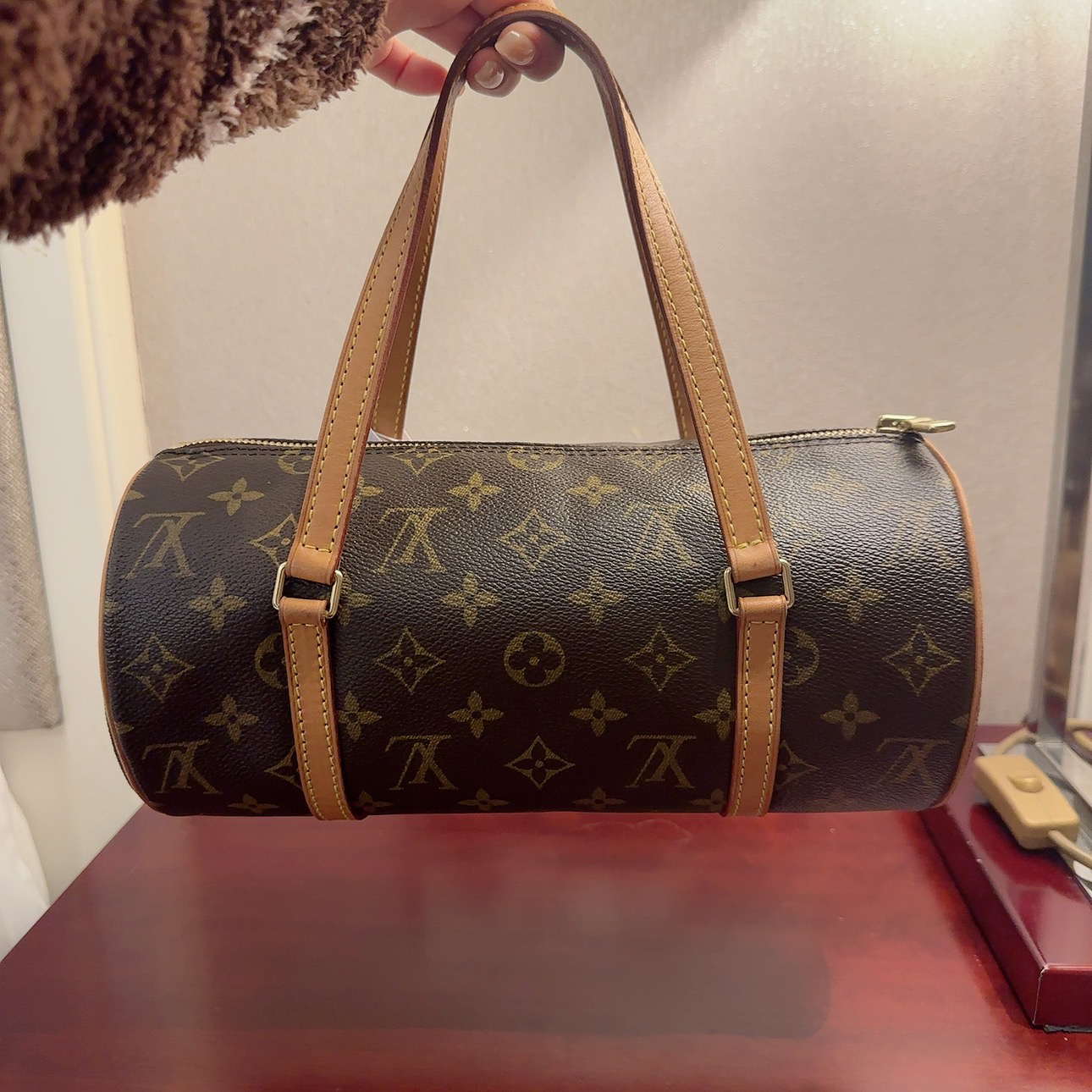 95新 LouisVuitton/路易威登 LV/26黄皮巴比龙/2163/送中检