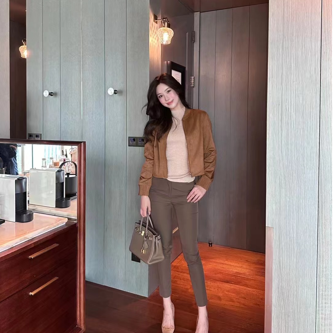 Lovemomo·NO退NO换！早秋上新麂皮绒外套