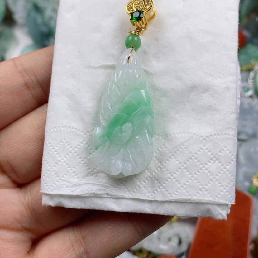 【闪购商品】翡翠颈饰14K金镶嵌