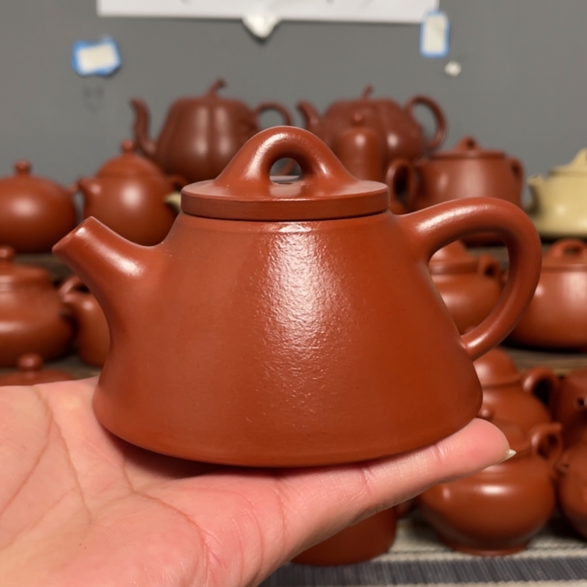 【闪购商品】紫砂茶壶石瓢160容量