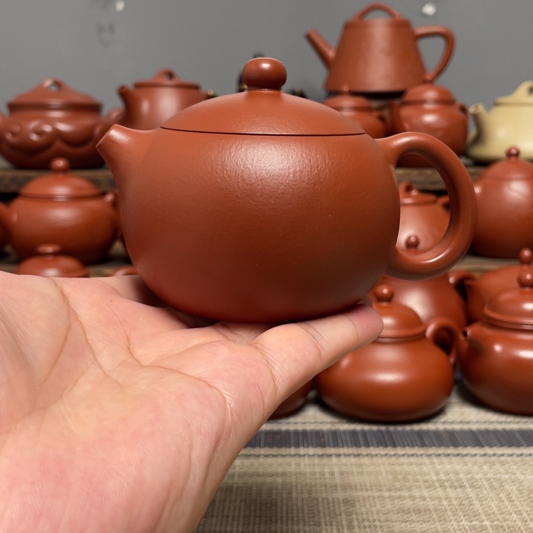 西施（120容量）-全手工拍打成型-紫砂手工壶-孤品处理 全品发货