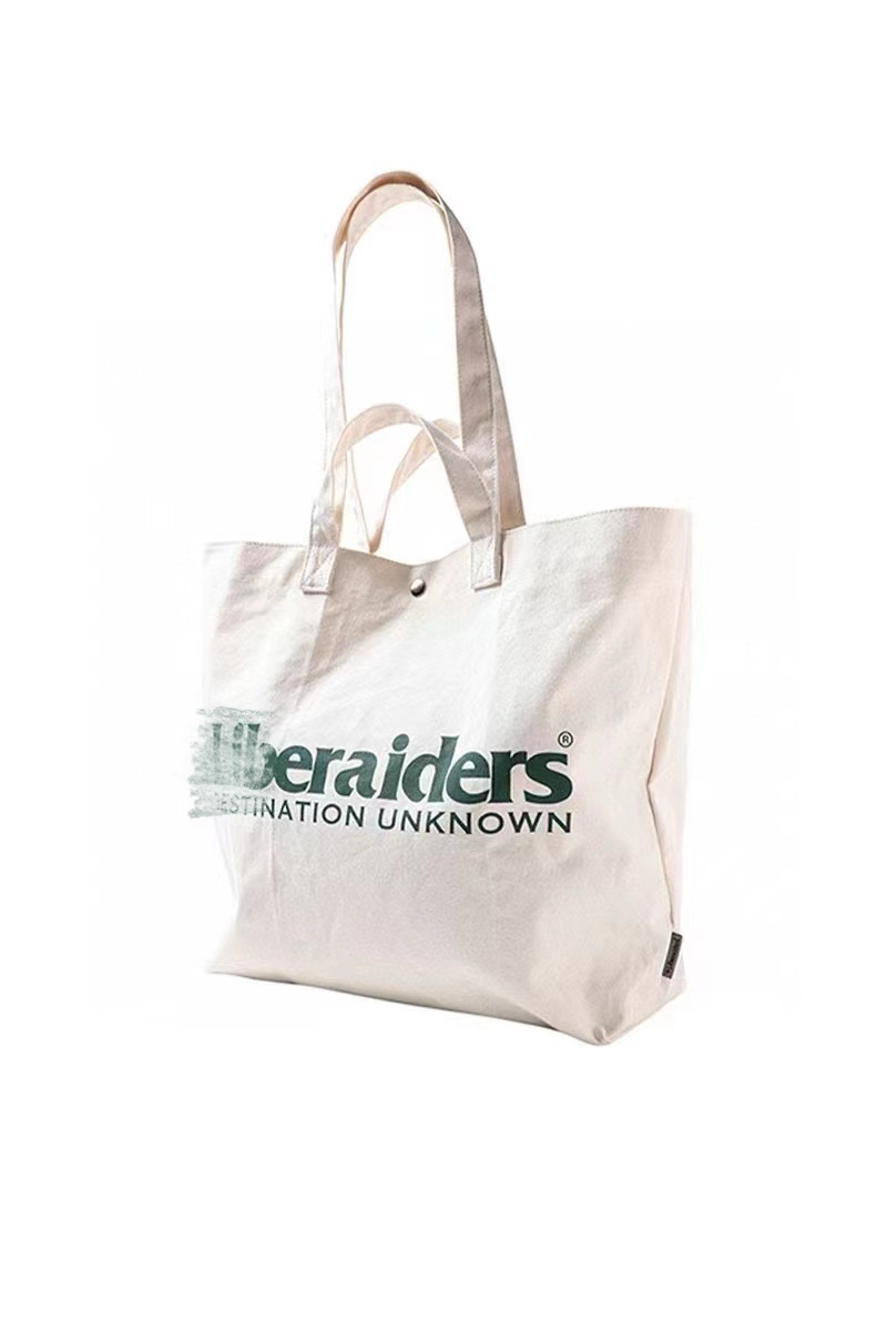 日系风简约字母帆布托特包！时尚休闲百搭户外潮流肩包中性便携