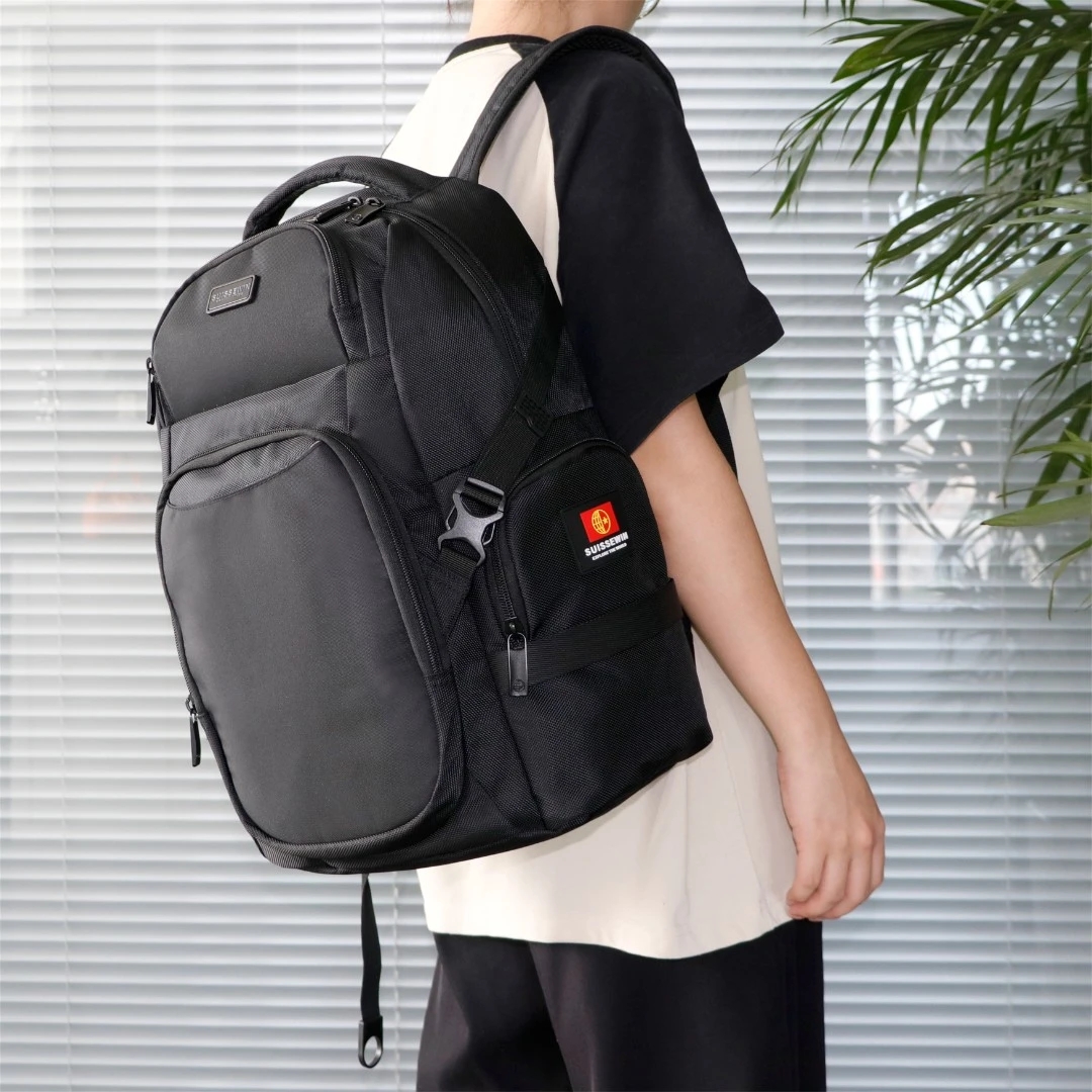 SUISSEWIN双肩包新款大容量户外休闲商务通勤旅行电脑背包99673