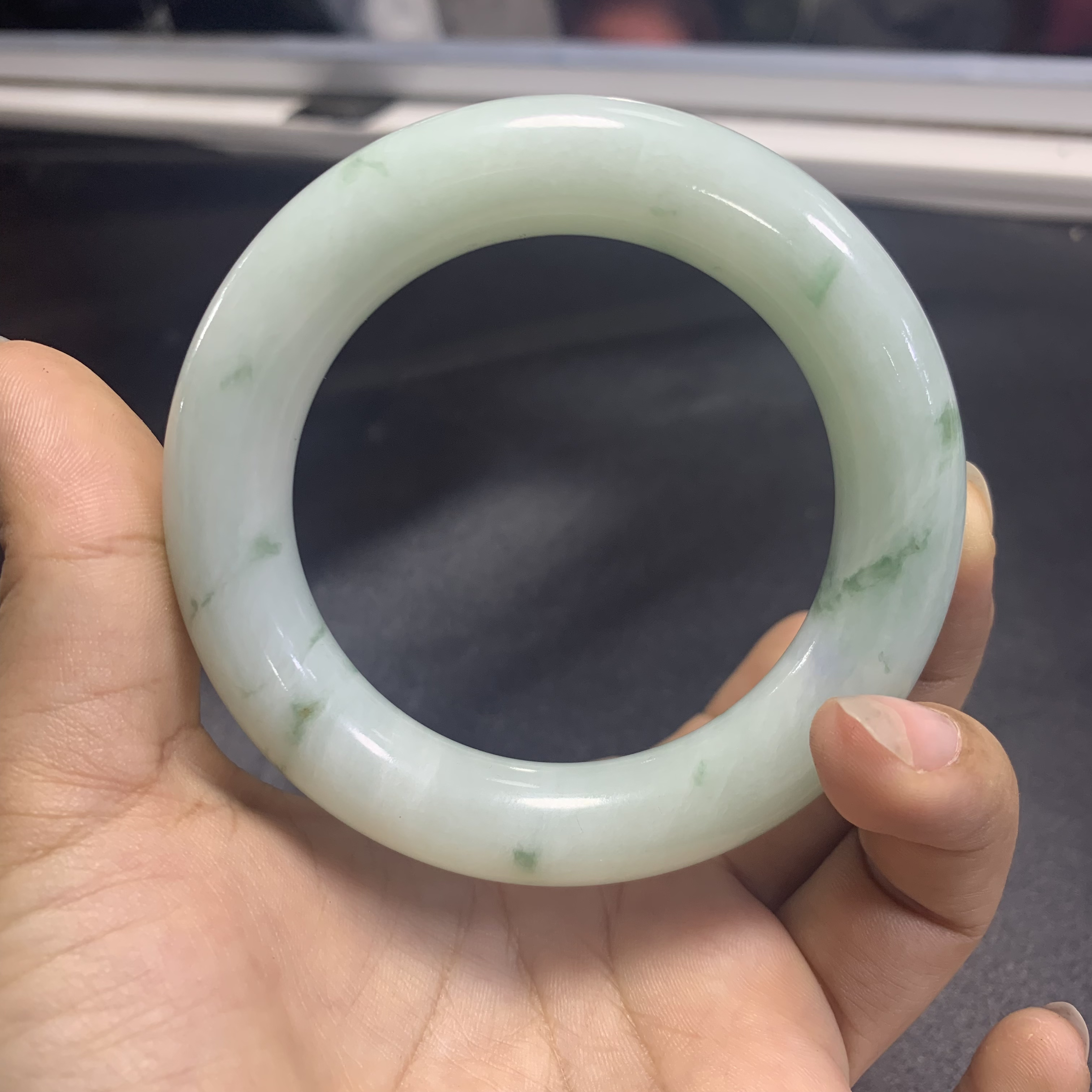 天然A货翡翠手镯