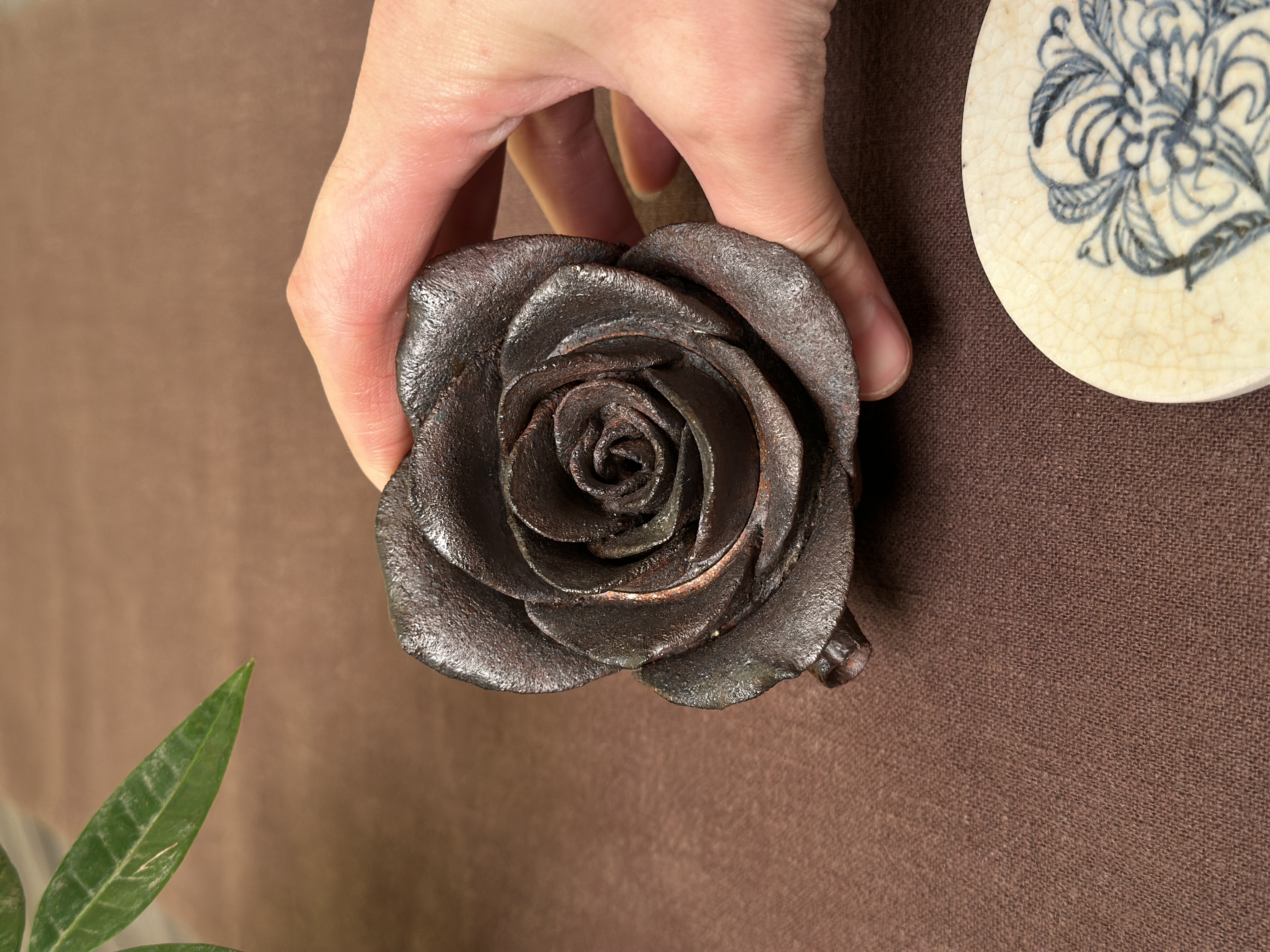 吴錦隆柴烧原矿玫瑰宝瓶