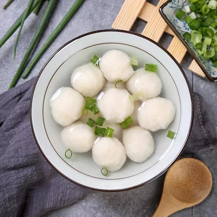 鲜嫩爽滑手打鱼丸 3斤 肉质鲜嫩味道鲜美码头产地冷链速冻直发