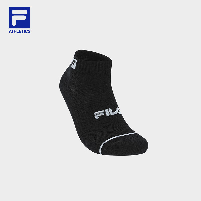 Fila/斐乐男秋季新健身运动训练袜子简约舒适休闲短袜A13M431304F