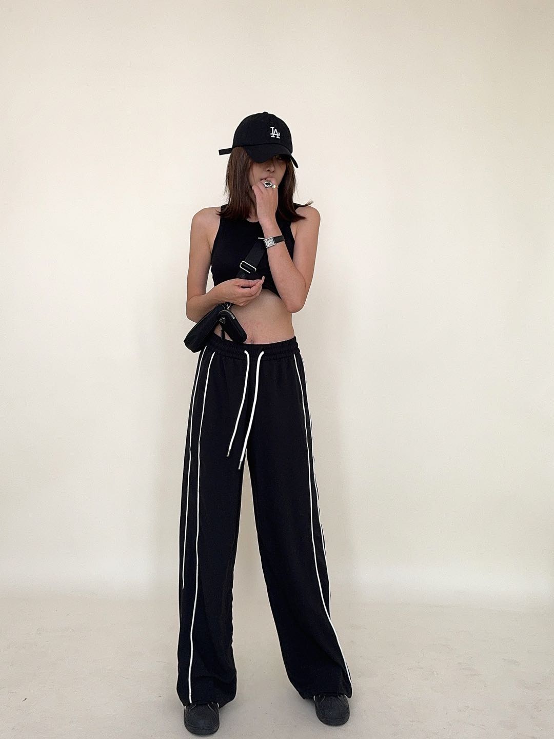 蛋白丝冰感裤设计师款7058