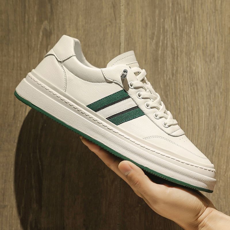 回力瑞小白鞋男透气一脚蹬休闲板鞋男款高颜值防臭皮面运动男士