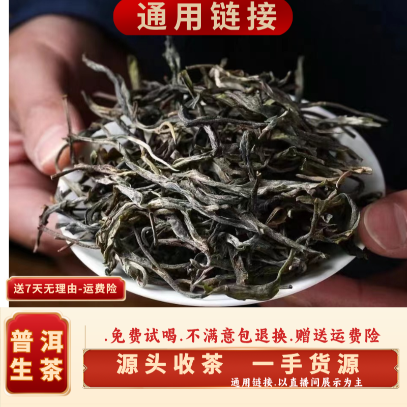 (CN913)LMX/2024年春/下磨烈19号茶王树/晒青毛茶/1000g散装（打包