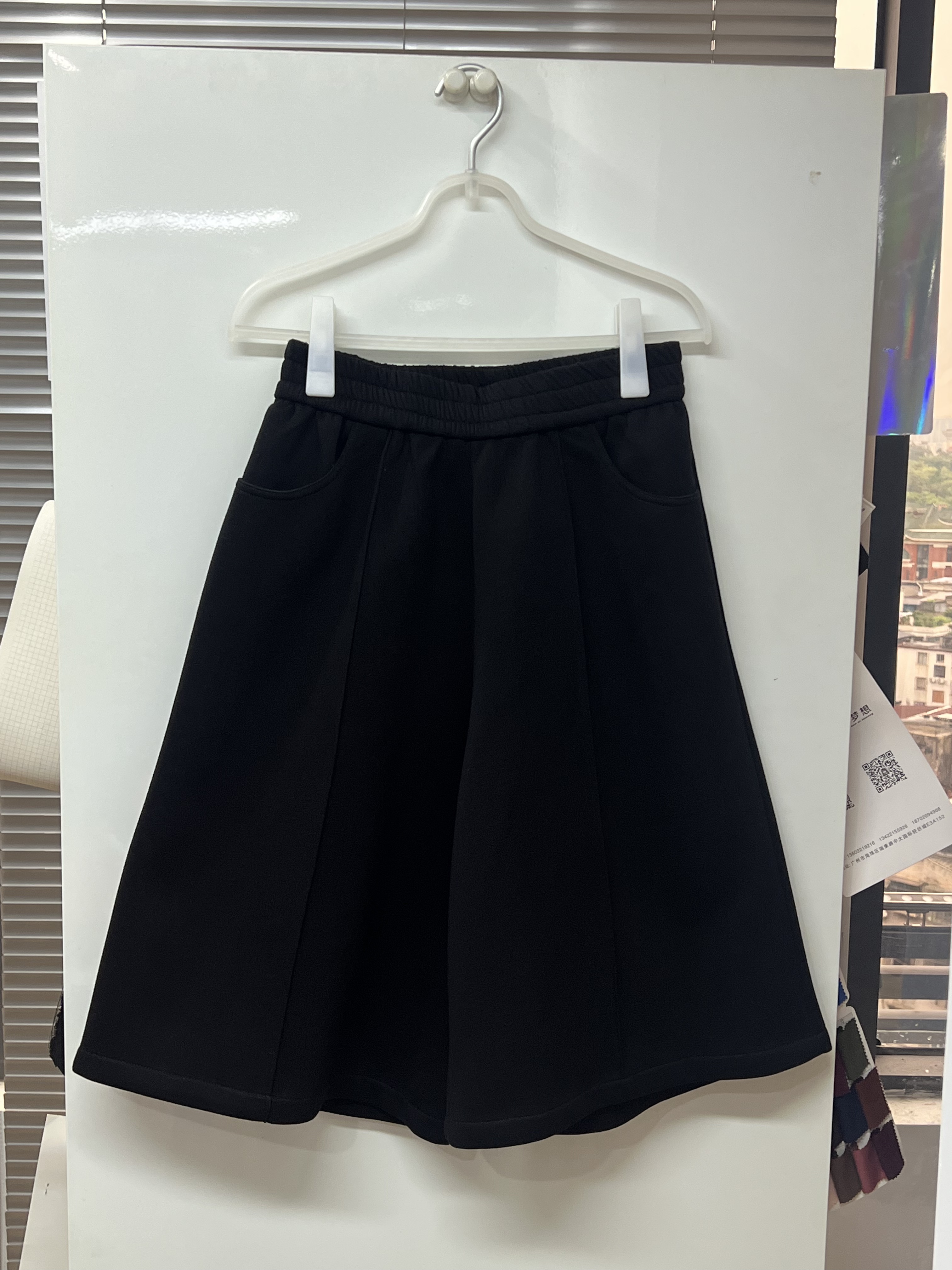 【FANG BH】夏季男士廓形时尚调性宽松百搭休闲七分皮短裤卫裤