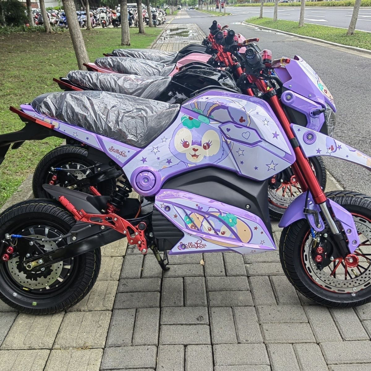 小猴子电摩小猴子m5Z6电摩电动摩托车改装72v32a高速改装电动