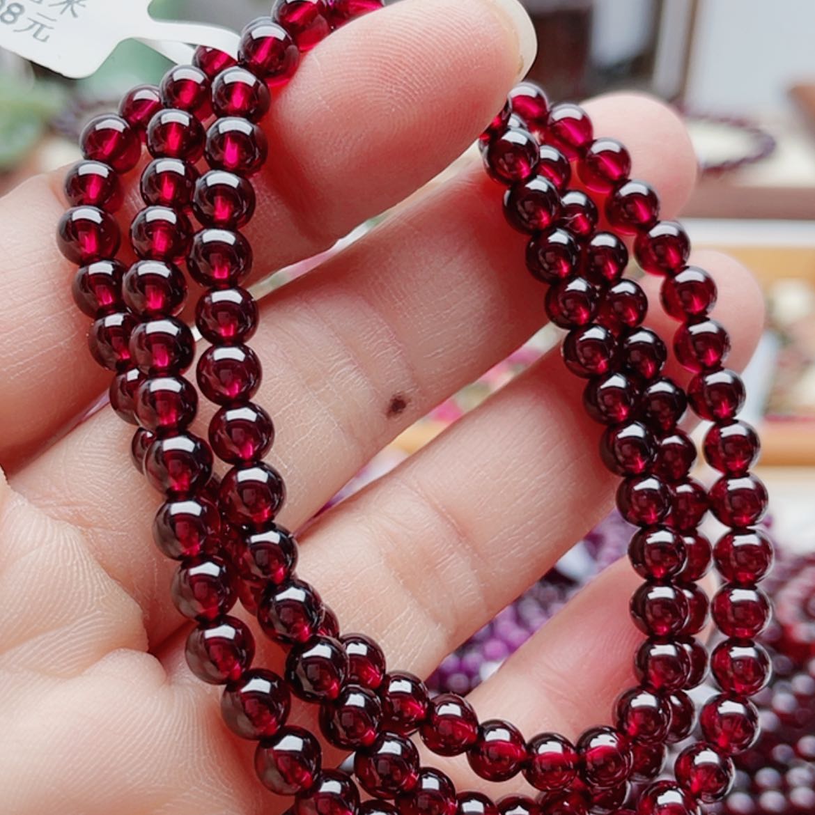 【闪购商品】石榴石手串未镶嵌5