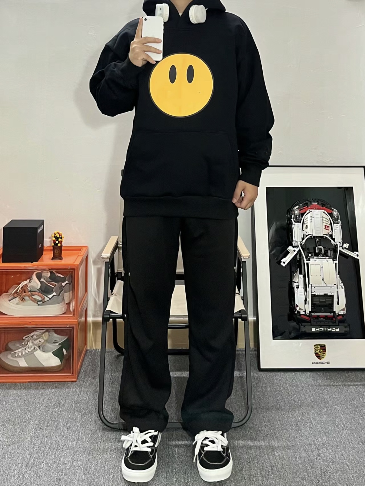 猪窝连帽卫衣加绒加厚