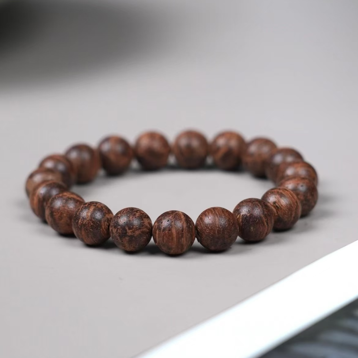 金甲·缅甸大叶黄金甲降真香手串10MM单圈 SJ110