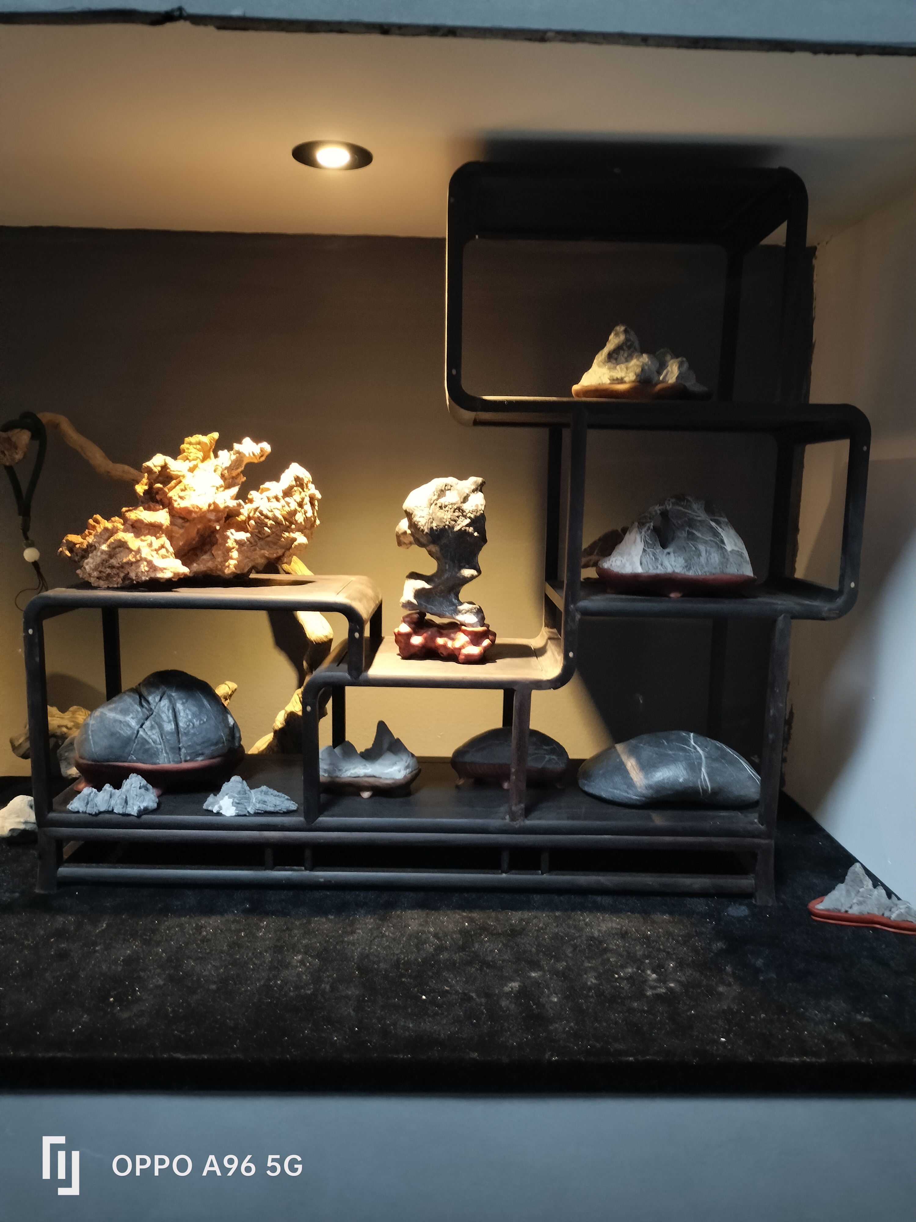 灵璧奇石宋山摆件