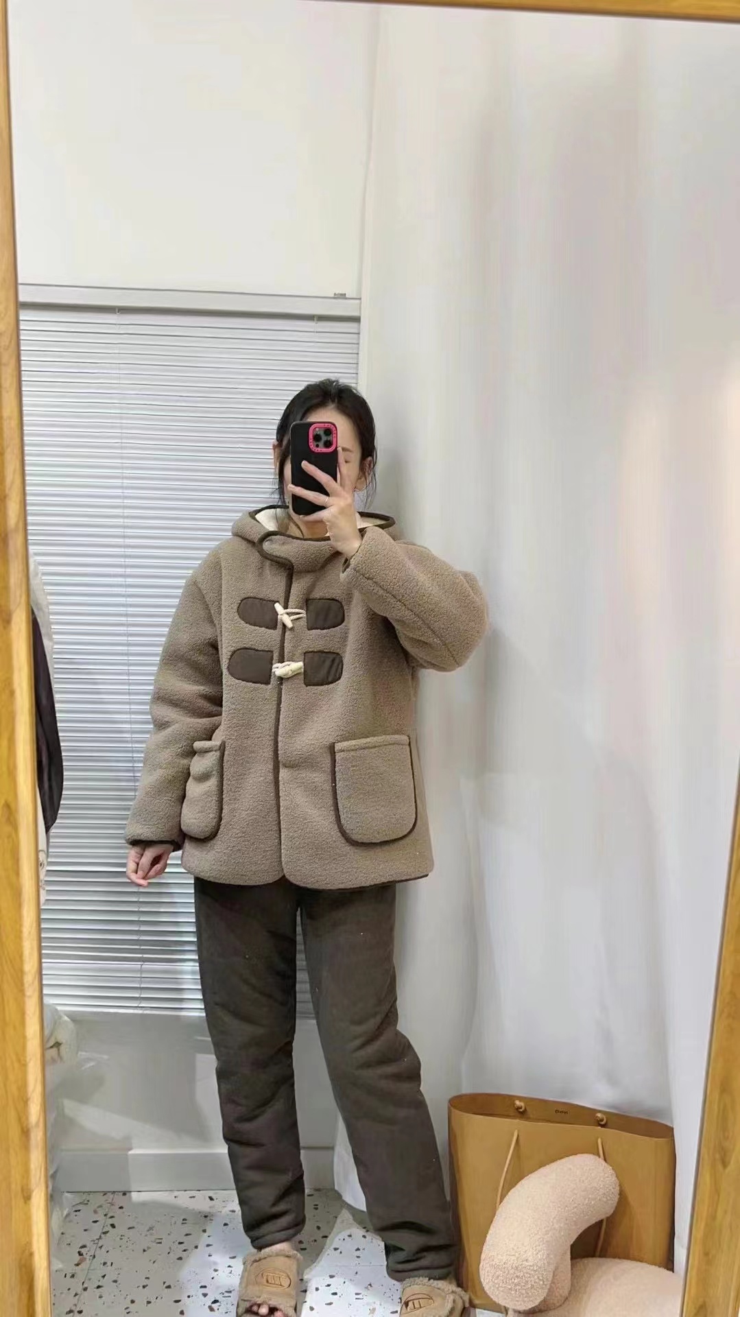 睡袍同款三层加厚分体套装