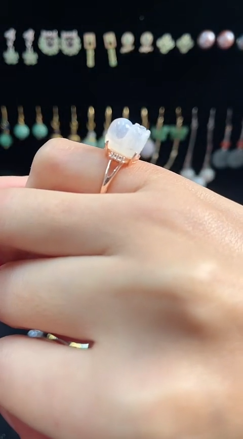 【闪购商品】17原创月光石貔貅戒指