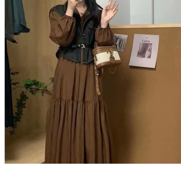 邹小姐孤品秋冬杂款链接裙子套装非图片款时尚气质秋季百搭宽松