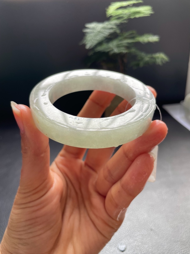 天然缅甸翡翠A货冰芙蓉底色手镯定制定制手镯翡翠