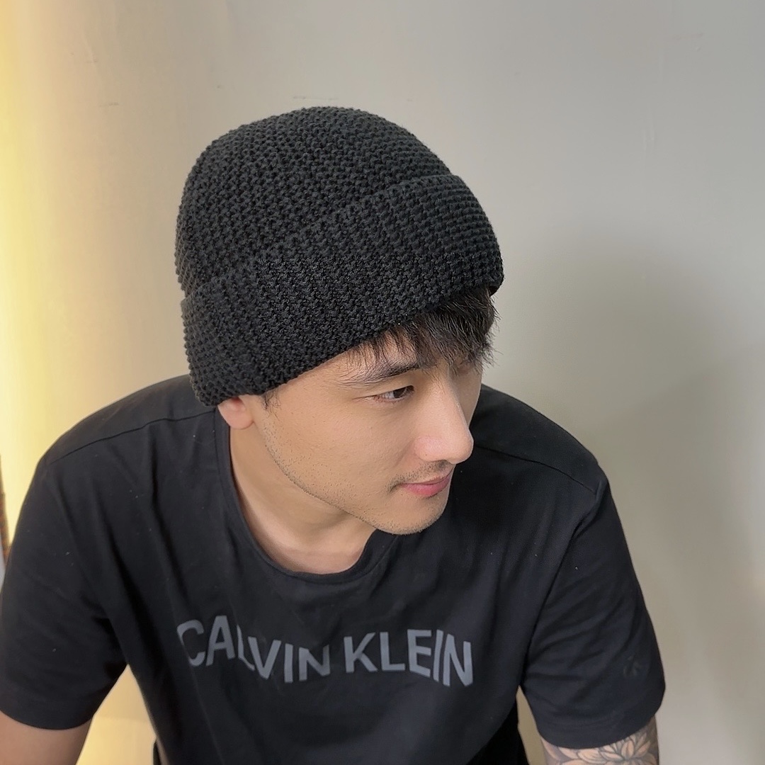 【冬季冷帽】防寒华夫格不限头围男女同款冬季大头大脸针织冷帽百搭
