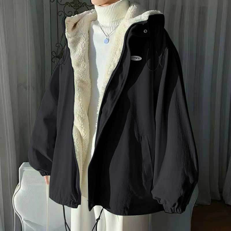 加厚加绒外套女冬季新款设计感小众优质服胖mm宽松优质衣in