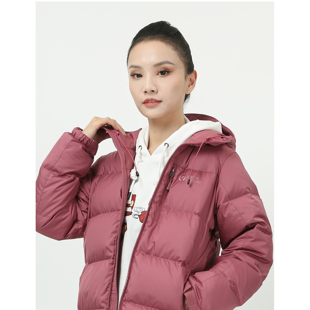 RockCloud/岩云冬季女款户外休闲保暖防风加厚面包羽绒服