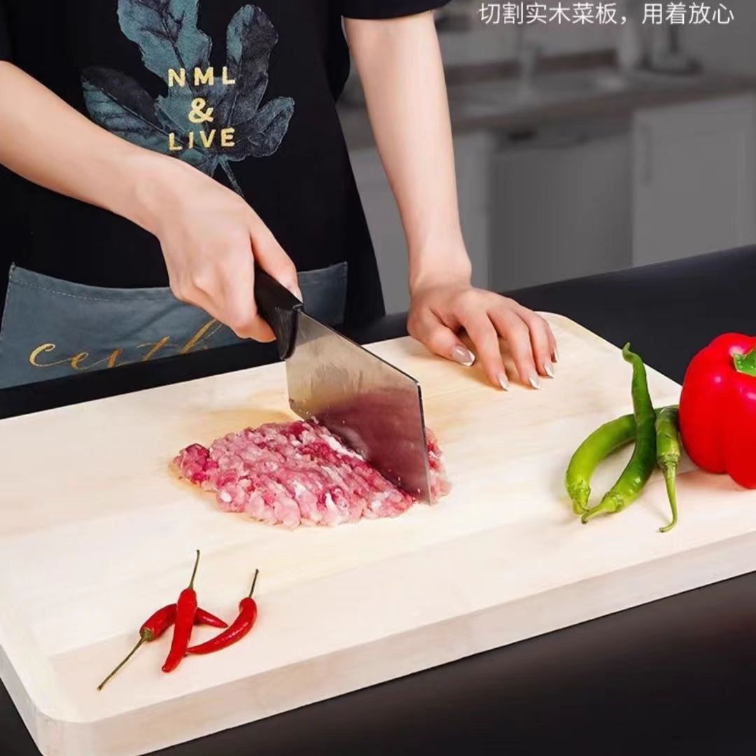 纯实木菜板，案板，面板揉面家用切菜板加厚