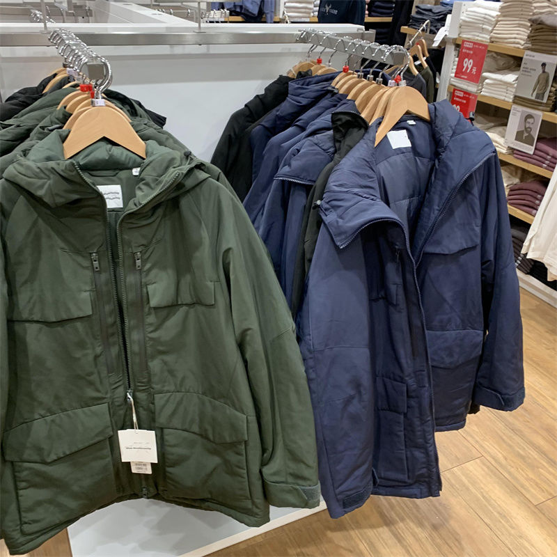 男女冬季高性能复合宽松连帽外套白山机能工装羽绒服442563