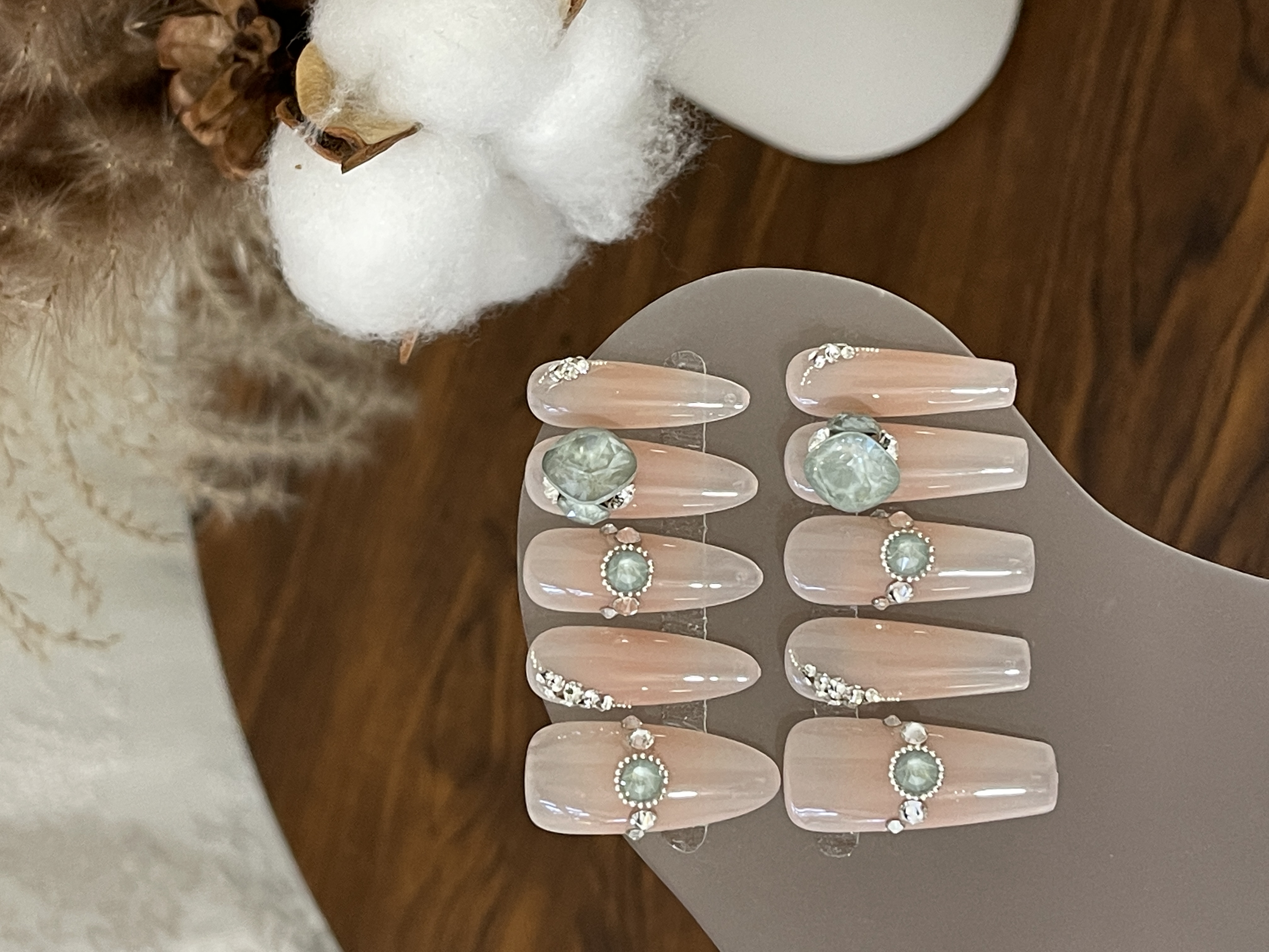 【田园宝石】施华洛华子高级可拆卸式穿戴甲