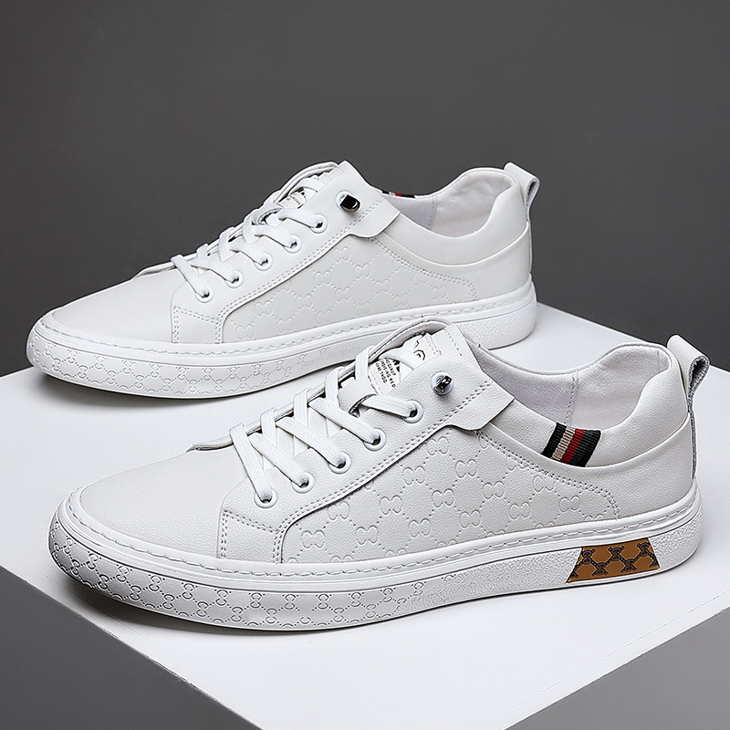 ANIFU/阿尼夫新款夏季男百搭透气舒适简约运动休闲防滑小白鞋板鞋