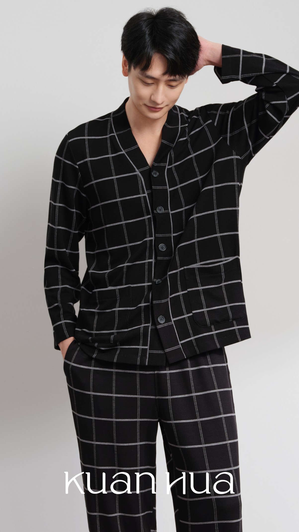 宽画家居服男款家居服