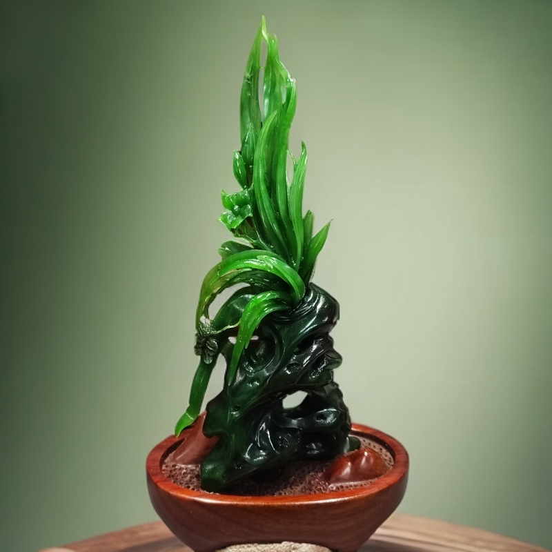 【直播精选】天然和田玉摆件