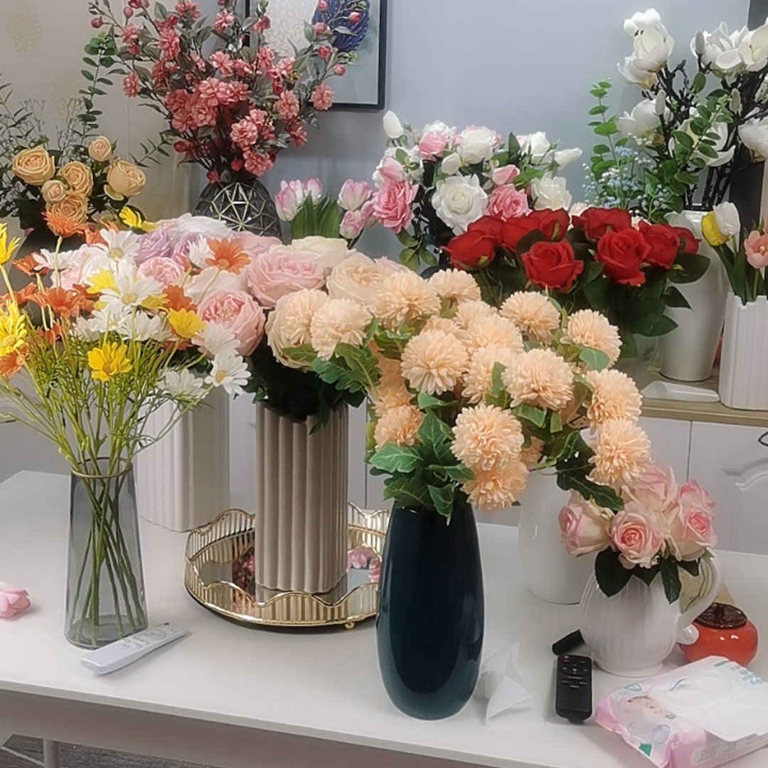 仿真花清货链接时光花季