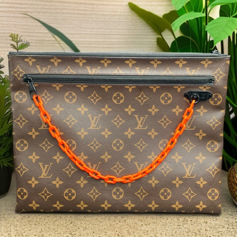95新 LouisVuitton/路易威登 老花手拿包 秀款002723