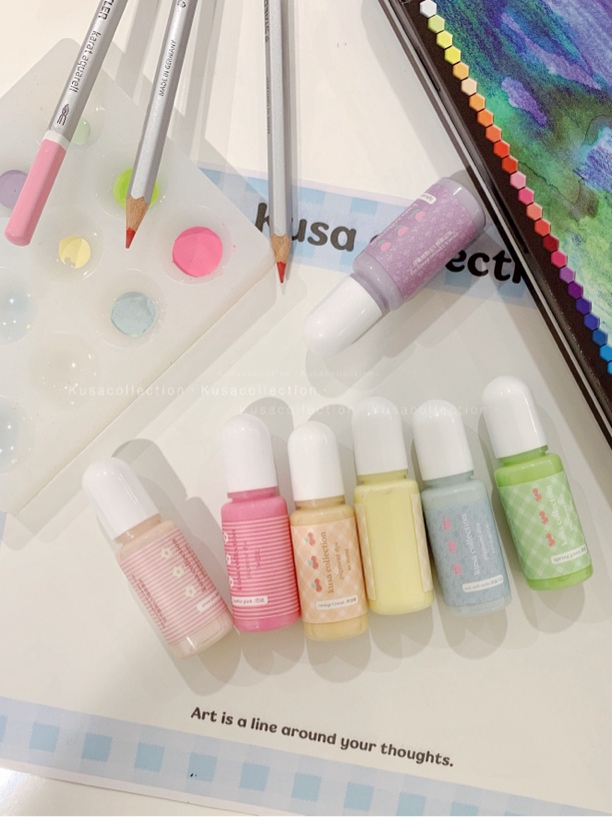 Kusacollection【纯色系】模具胶调色颜料整套20色模具专用