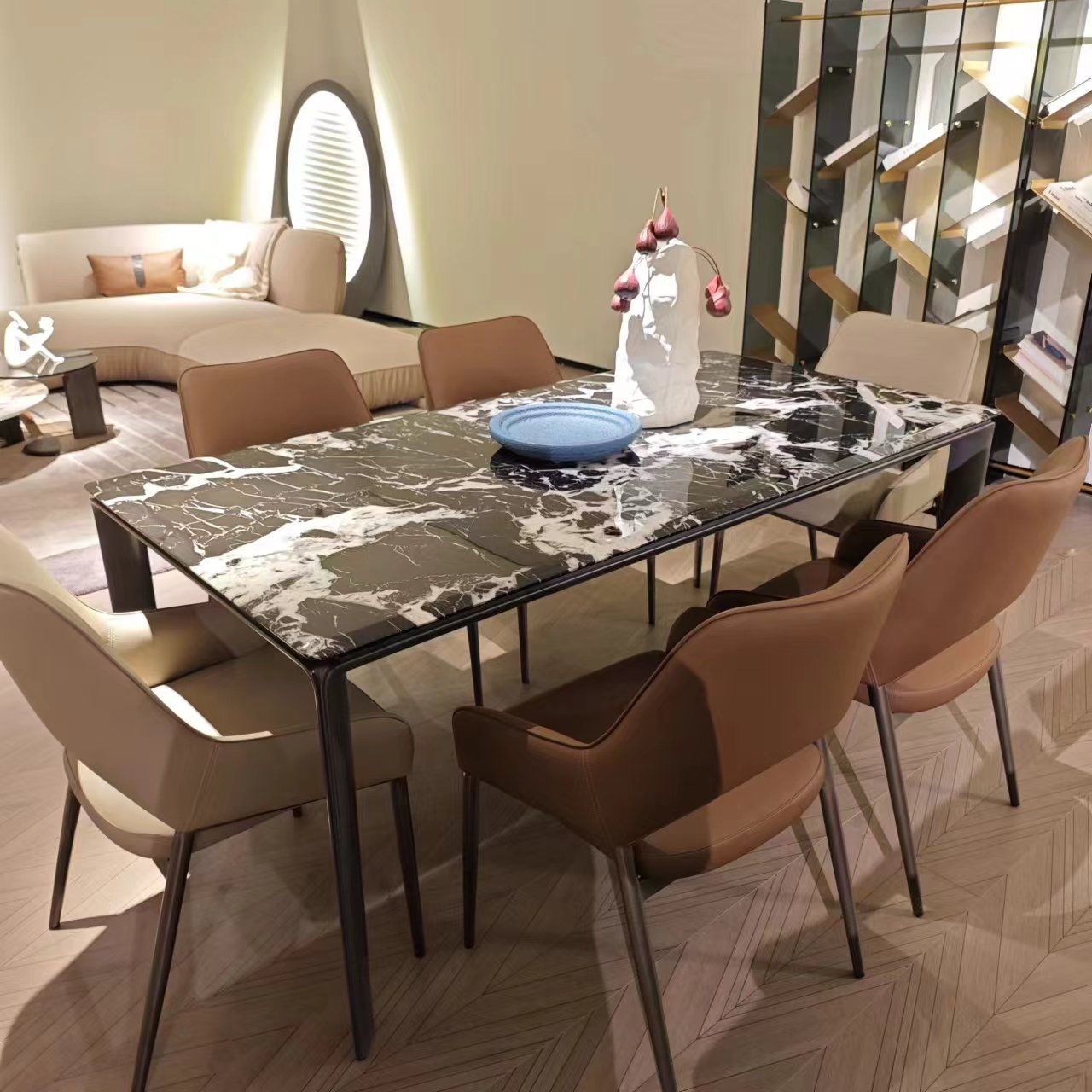 【毛毛】清样专场 大理石餐桌