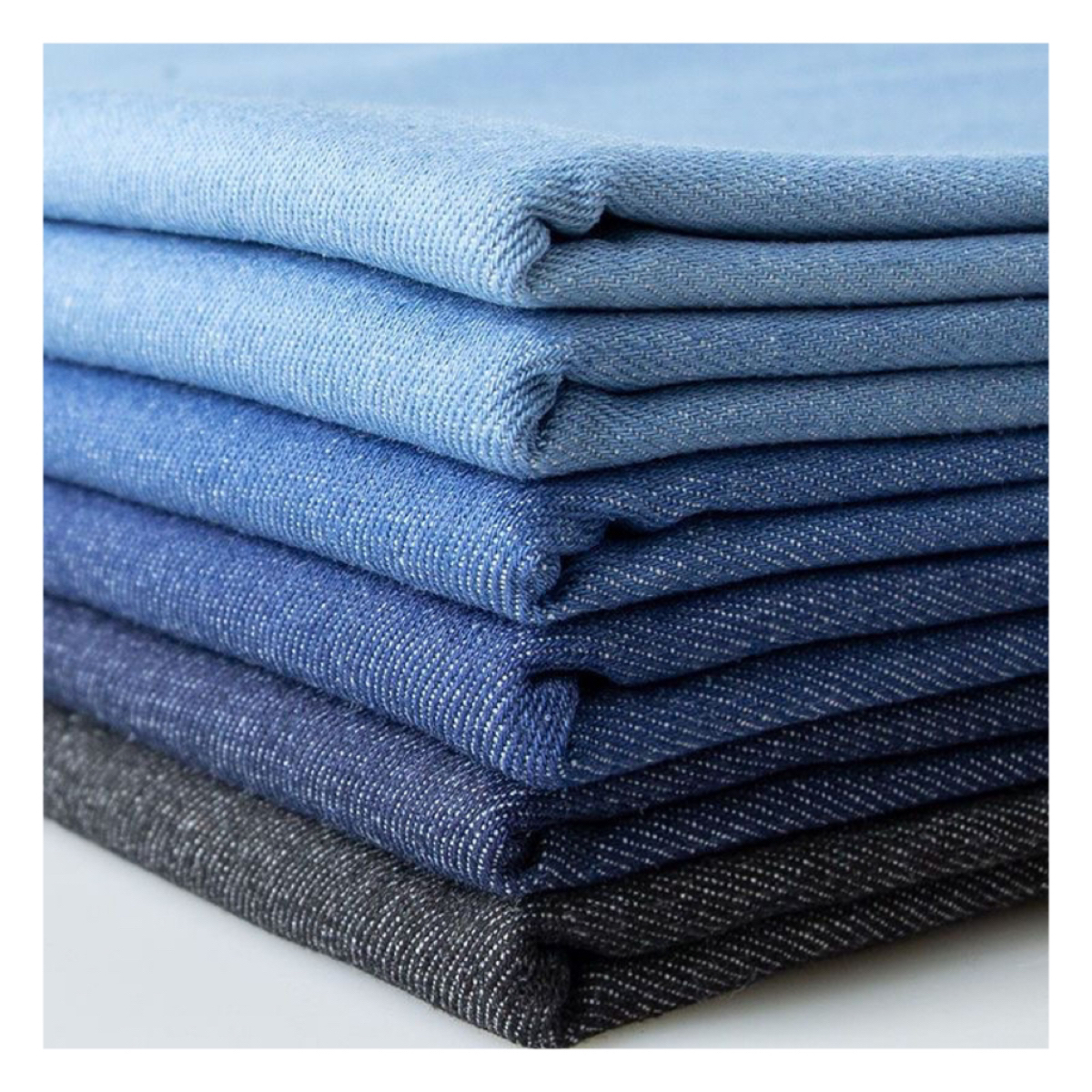 各种牛仔面料，服装手工布头