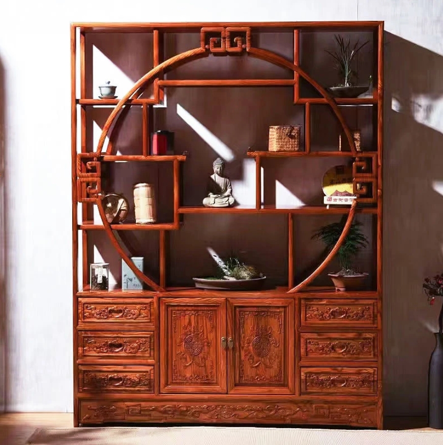 1.5米多宝阁博古架隔断柜屏风柜玄关柜古典中式