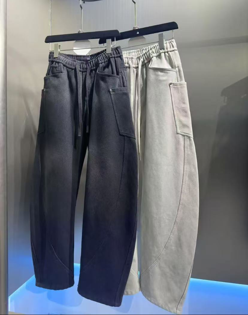 735,736男士百搭休闲时尚潮牌宽松男士休闲牛仔长裤