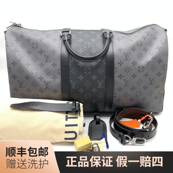 99新 LouisVuitton/路易威登 LV黑武士KP50旅行袋/10017419 二奢