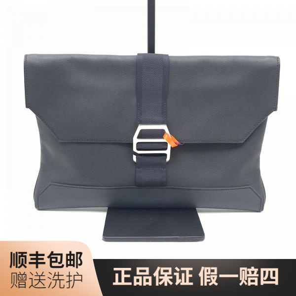 95新 Hermes/爱马仕 爱马仕深邃蓝手拿包/10018079男士 经典 奢侈