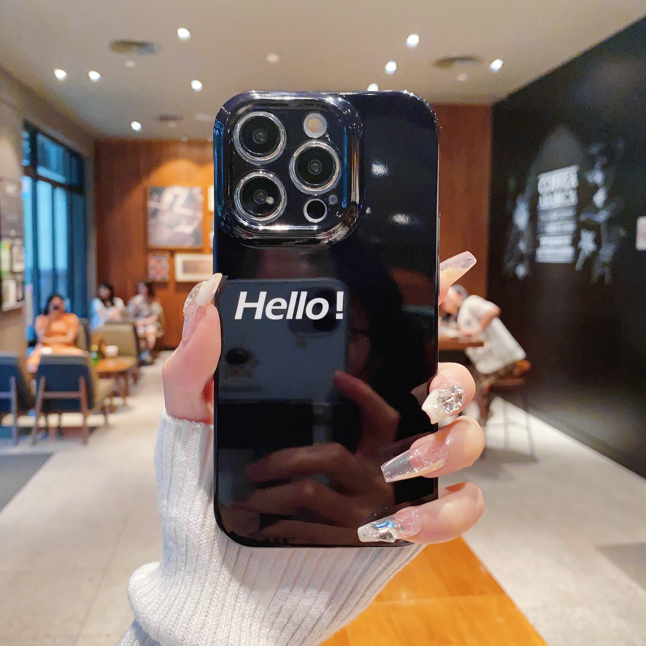 菲林硬壳适用苹果iPhone/华为荣耀/OPPO/VIVO/小米/三星手机壳潮