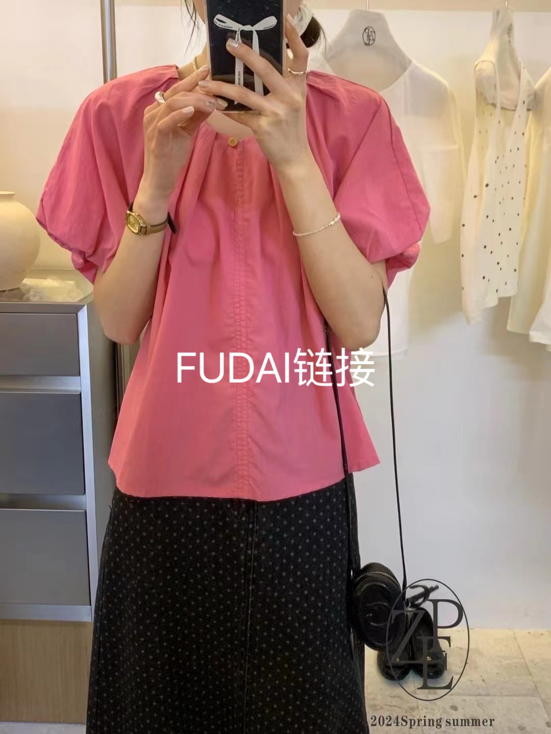 短款上衣休闲百搭显瘦女装