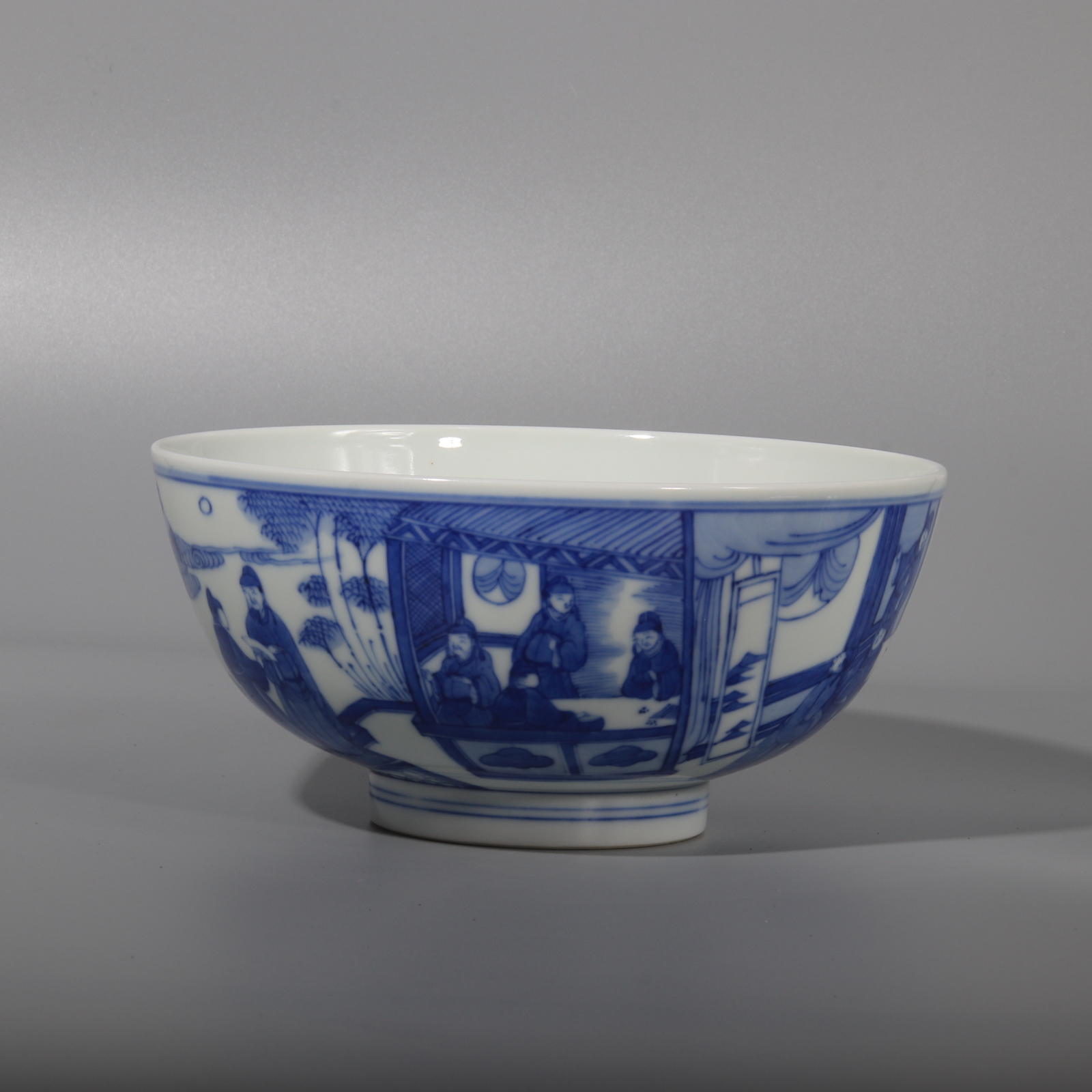 青花人物故事碗12-248