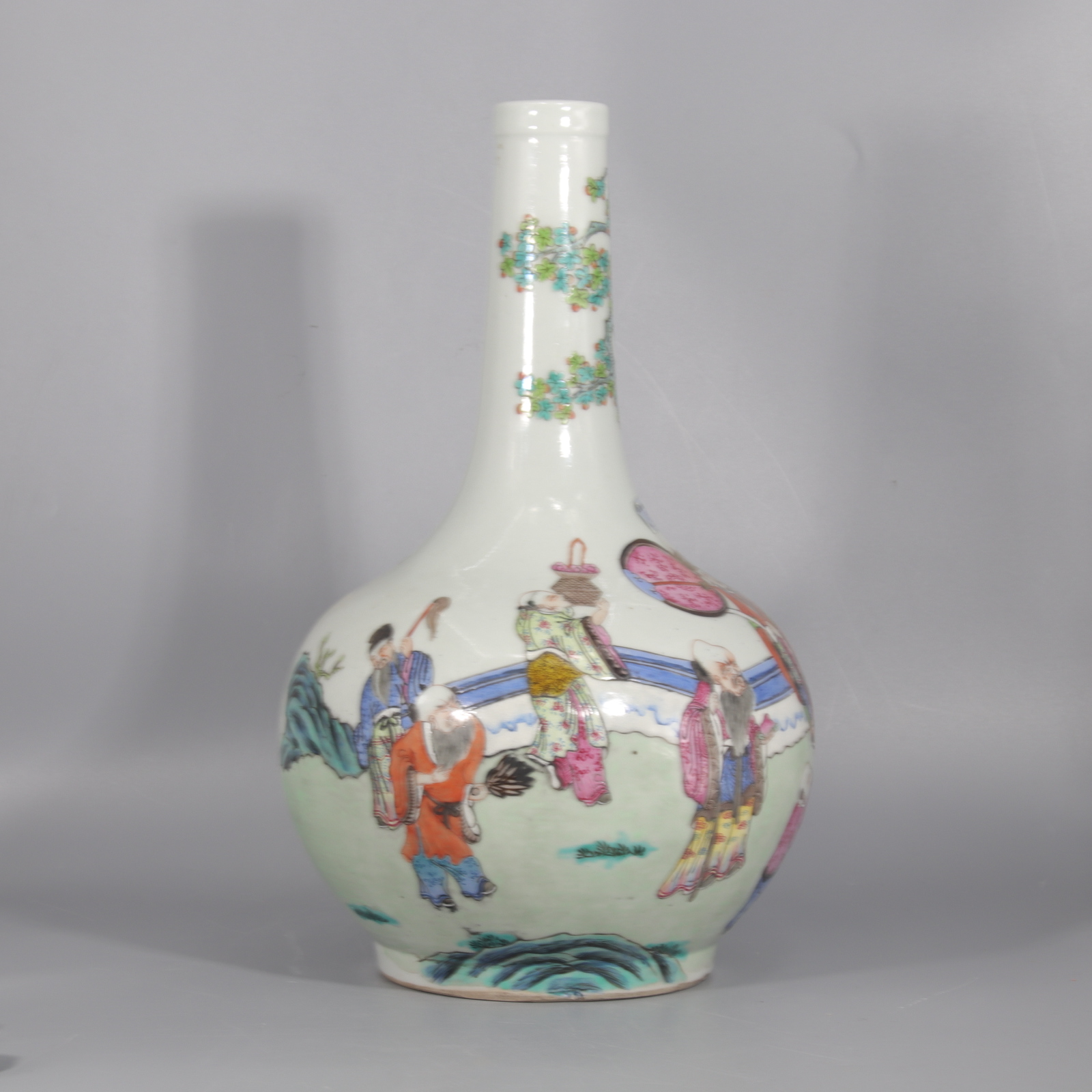 粉彩八仙人物纹赏瓶   H405-099