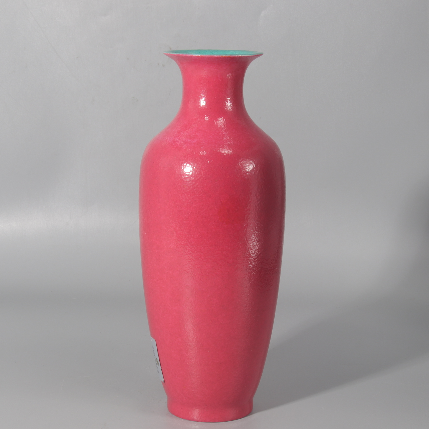 胭脂红釉赏瓶    H310-114