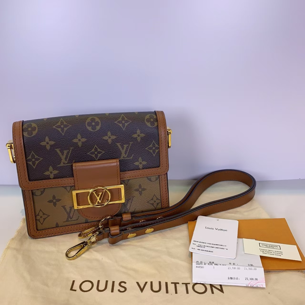 95新 LouisVuitton/路易威登 （静姐）路易威登老花中号达芙妮