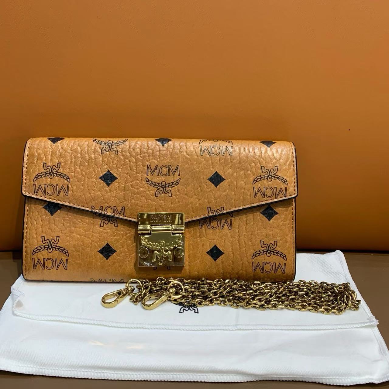 95新 MCM （静姐）MCM信封小号