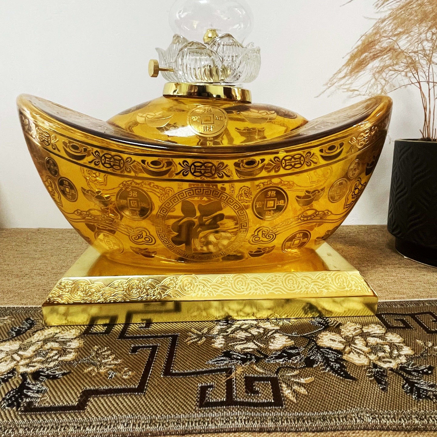 家用无烟油灯长明灯元宝灯盏葫芦灯